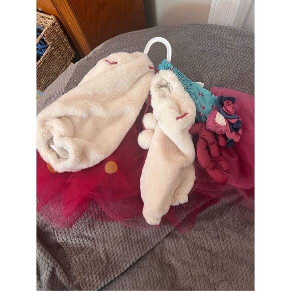 Girls Matilda Jane Tulle Skirt and reindeer headband with boot caps - Picture 11 of 11